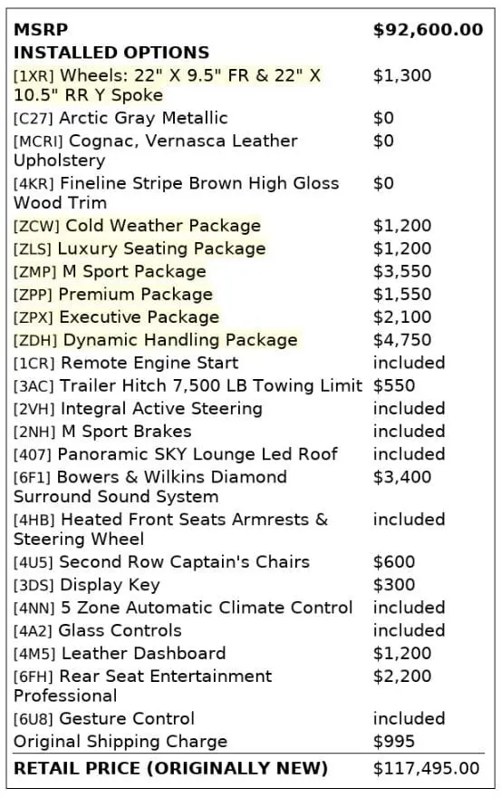 Florida Fine Cars - Used BMW X7 2019 MIAMI XDRIVE50I