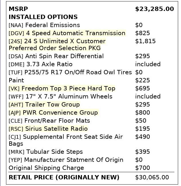 Florida Fine Cars - Used JEEP WRANGLER 2008 ORLANDO UNLIMITED X