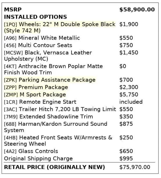 Florida Fine Cars - Used BMW X5 2020 MARGATE SDRIVE40I M SPORT