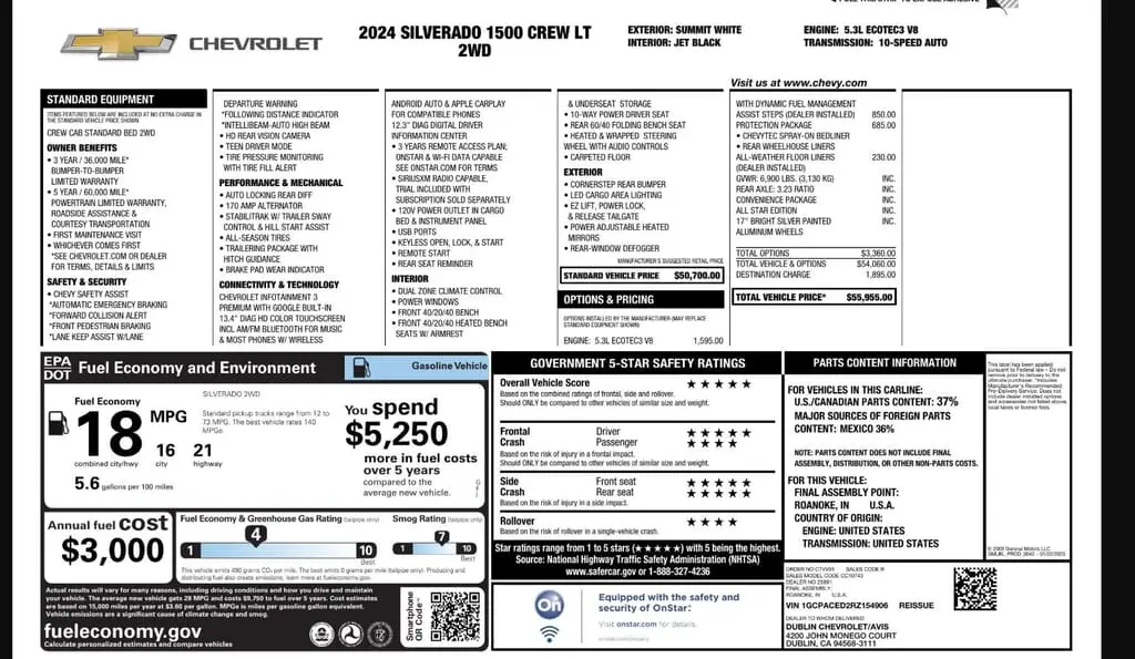 Florida Fine Cars - Used CHEVROLET SILVERADO 1500 2024 WEST PALM LT