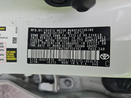 Florida Fine Cars - Used TOYOTA COROLLA 2022 ORLANDO LE