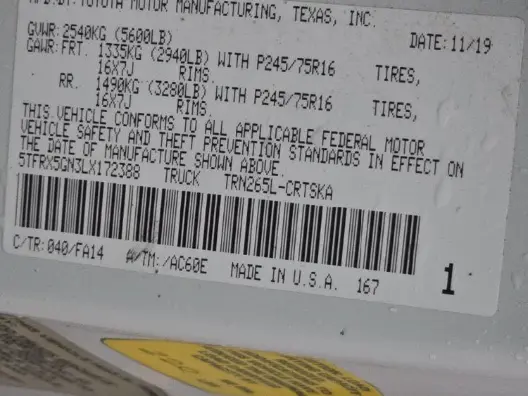 Florida Fine Cars - Used TOYOTA TACOMA 2WD 2020 WEST PALM SR