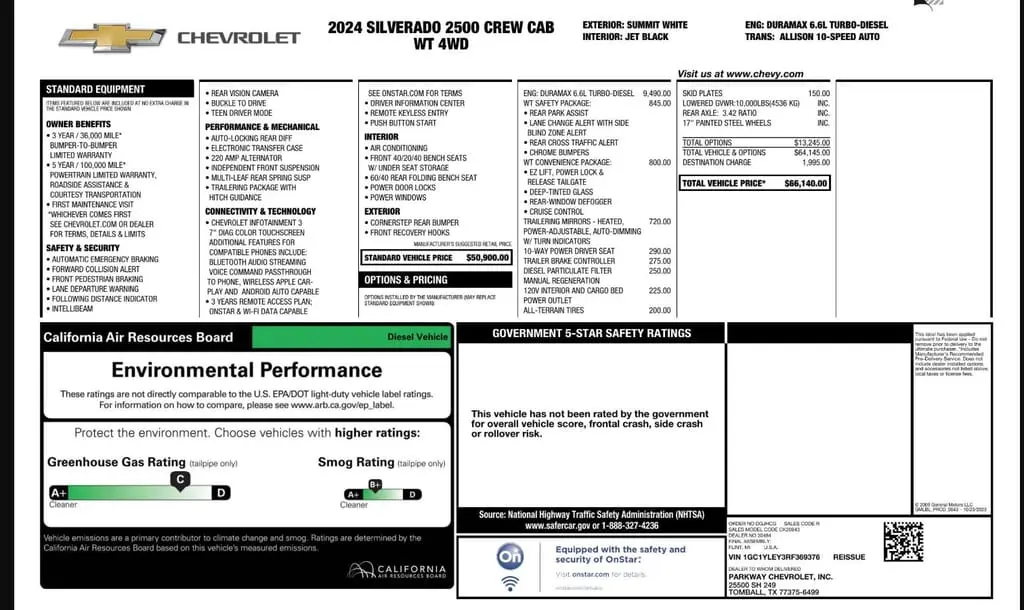 Florida Fine Cars - Used CHEVROLET SILVERADO 2500HD 2024 WEST PALM WORK TRUCK