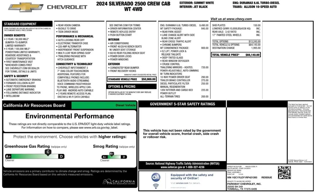 Florida Fine Cars - Used CHEVROLET SILVERADO 2500HD 2024 ORLANDO WORK TRUCK