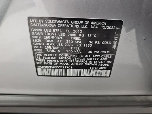 Florida Fine Cars - Used VOLKSWAGEN ATLAS 2023 MIAMI 3.6L V6 SE W/TECHNOLOGY