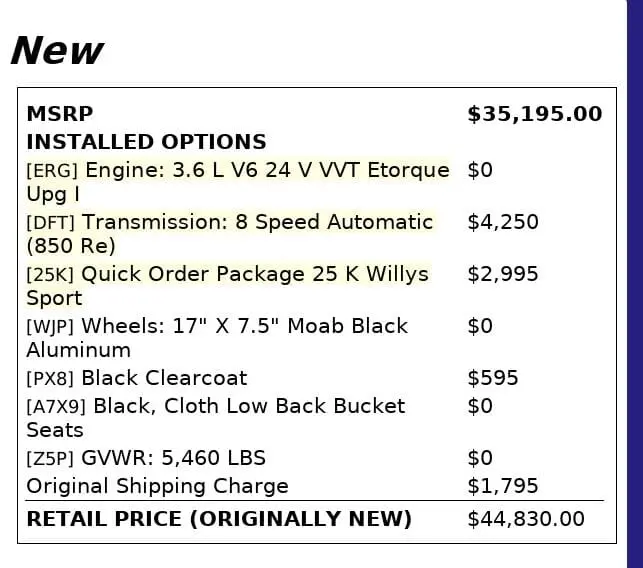 Florida Fine Cars - Used JEEP WRANGLER 2023 WEST PALM WILLYS SPORT