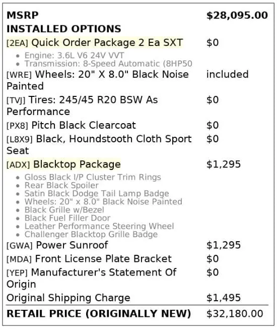 Florida Fine Cars - Used DODGE CHALLENGER 2020 MARGATE SXT