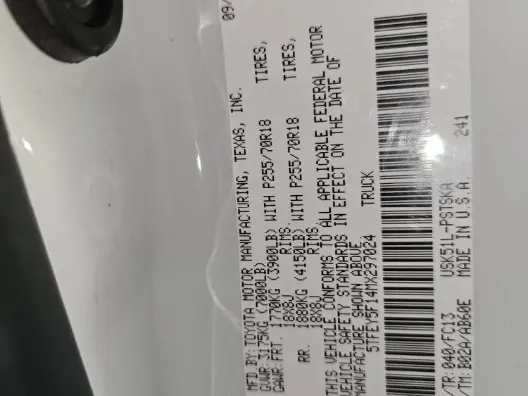 Florida Fine Cars - Used TOYOTA TUNDRA 2WD 2021 MARGATE SR5