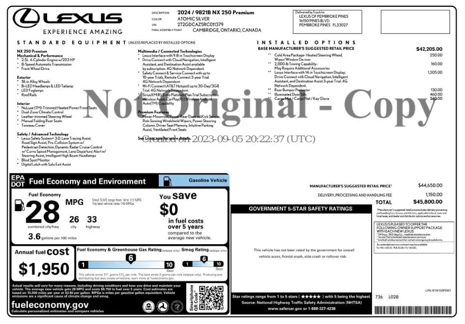 Florida Fine Cars - Used LEXUS NX 2024 MIAMI NX 250 PREMIUM