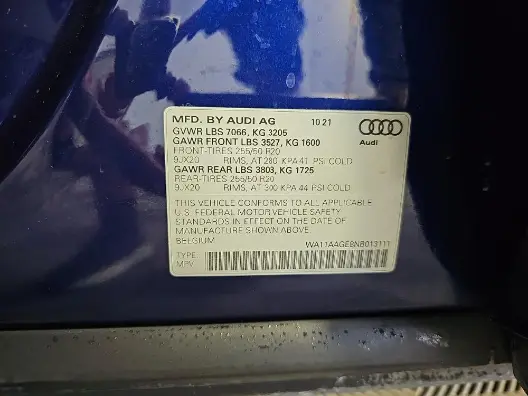 Florida Fine Cars - Used AUDI E-TRON SPORTBACK 2022 MARGATE S LINE PREMIUM