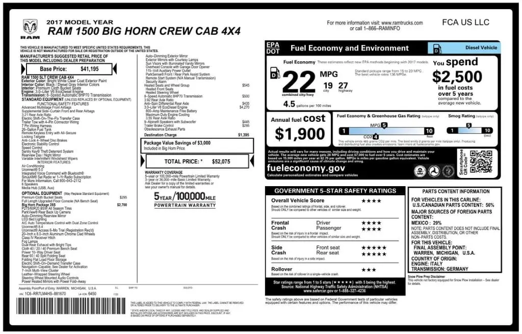 Florida Fine Cars - Used RAM 1500 2017 MARGATE BIG HORN