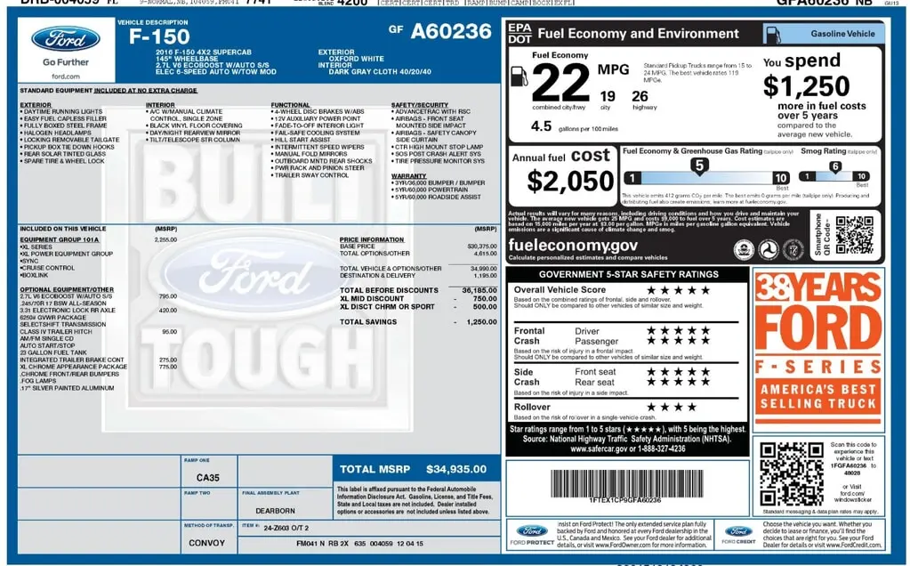 Florida Fine Cars - Used FORD F-150 2016 ORLANDO XL SUPERCAB