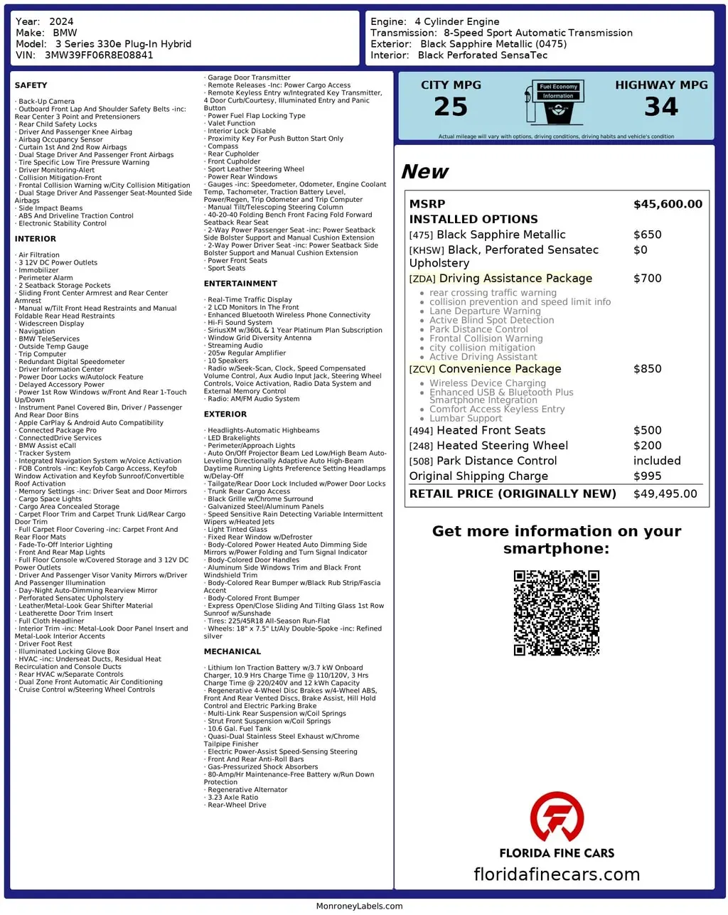 Florida Fine Cars - Used BMW 3 SERIES 2024 WEST PALM 330E