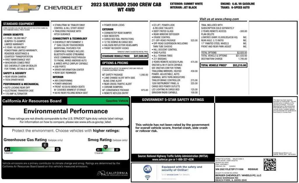 Florida Fine Cars - Used CHEVROLET SILVERADO 2500HD 2023 ORLANDO WORK TRUCK