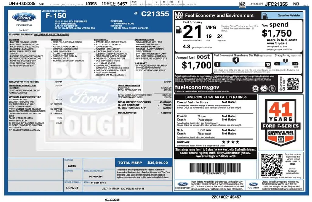 Florida Fine Cars - Used FORD F-150 2018 MIAMI XL