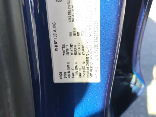 Florida Fine Cars - Used TESLA MODEL 3 2020 ORLANDO STANDARD RANGE PLUS