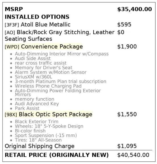 Florida Fine Cars - Used AUDI A3 2023 MARGATE PREMIUM