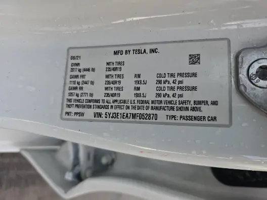 Florida Fine Cars - Used TESLA MODEL 3 2021 ORLANDO STANDARD RANGE PLUS