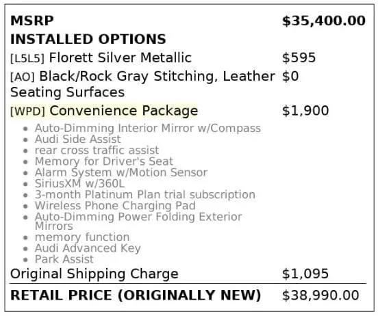 Florida Fine Cars - Used AUDI A3 2023 MARGATE PREMIUM