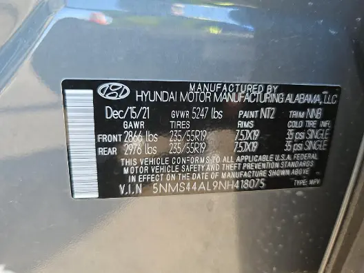 Florida Fine Cars - Used HYUNDAI SANTA FE 2022 ORLANDO LIMITED