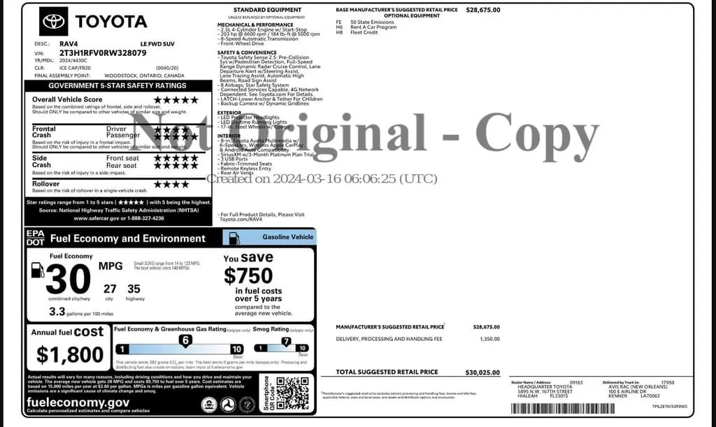 Florida Fine Cars - Used TOYOTA RAV4 2024 WEST PALM LE