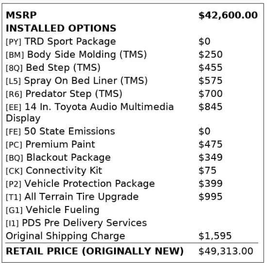 Florida Fine Cars - Used TOYOTA TACOMA 4WD 2025 WEST PALM SPORT