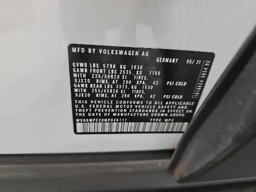 Florida Fine Cars - Used VOLKSWAGEN ID.4 2021 MIAMI PRO S