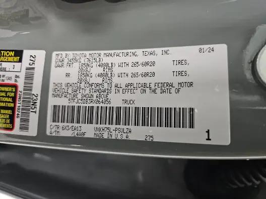 Florida Fine Cars - Used TOYOTA TUNDRA 4WD 2024 WEST PALM LIMITED HYBRID