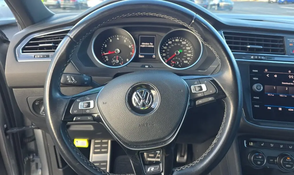 Florida Fine Cars - Used VOLKSWAGEN TIGUAN 2021 WEST PALM SE R-LINE BLACK