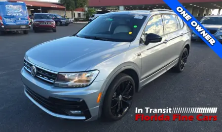 Florida Fine Cars - Used VOLKSWAGEN TIGUAN 2021 WEST PALM SE R-LINE BLACK