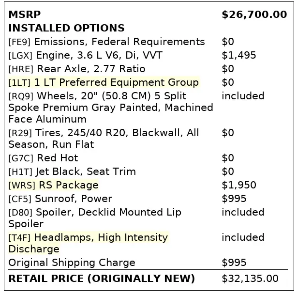 Florida Fine Cars - Used CHEVROLET CAMARO 2018 ORLANDO 1LT