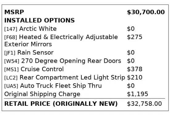 Florida Fine Cars - Used MERCEDES-BENZ METRIS 2019 MARGATE WORKER