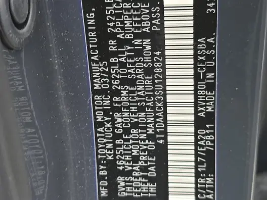 Florida Fine Cars - Used TOYOTA CAMRY 2025 MIAMI SE