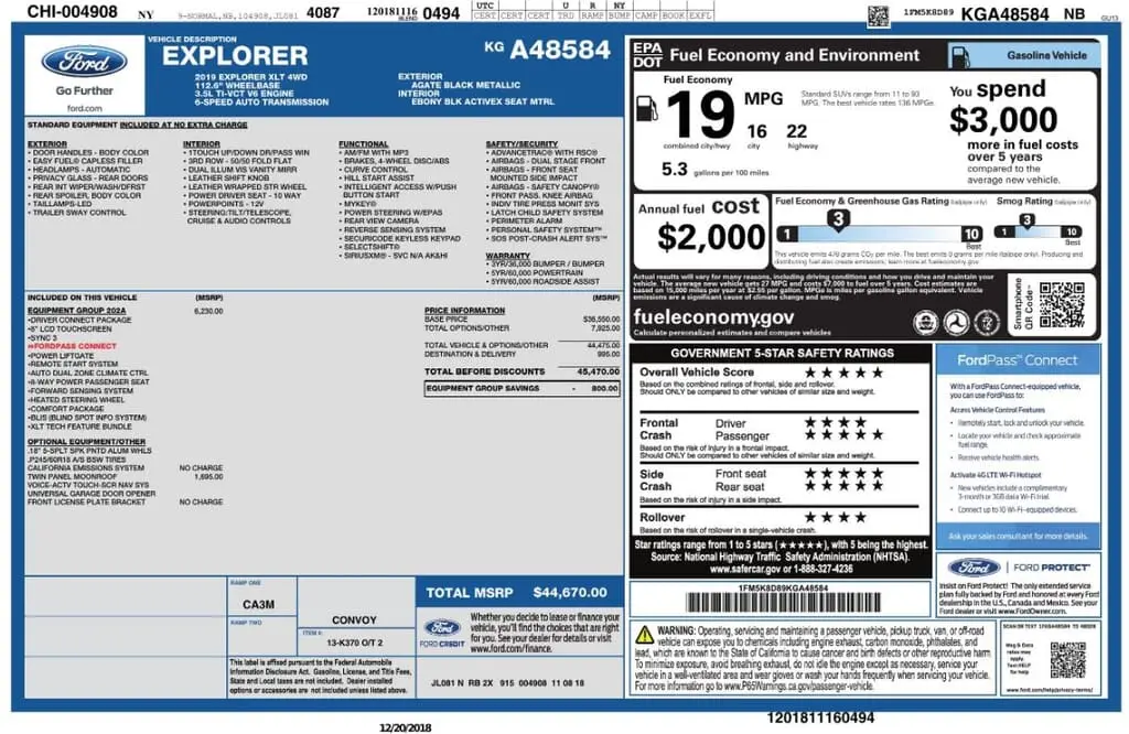 Florida Fine Cars - Used FORD EXPLORER 2019 MARGATE XLT