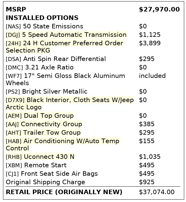 Florida Fine Cars - Used JEEP WRANGLER 2012 ORLANDO ARCTIC