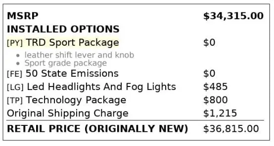 Florida Fine Cars - Used TOYOTA TACOMA 2WD 2021 MARGATE TRD SPORT