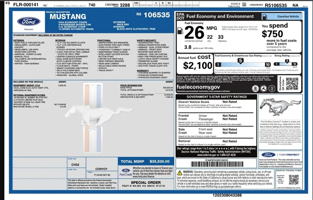 Florida Fine Cars - Used FORD MUSTANG 2024 MIAMI ECOBOOST