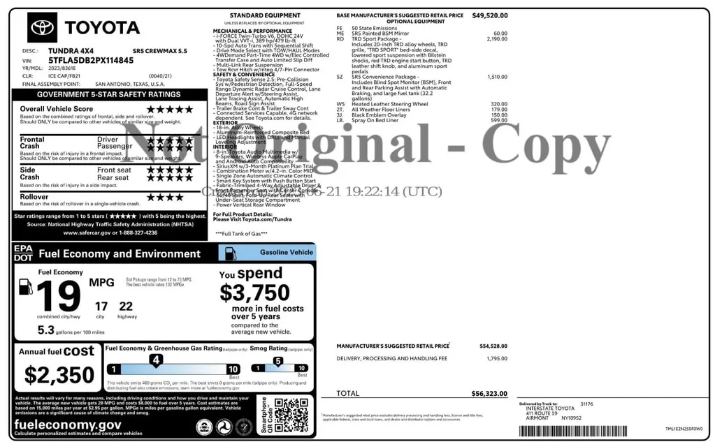 Florida Fine Cars - Used TOYOTA TUNDRA 4WD 2023 ORLANDO SR5