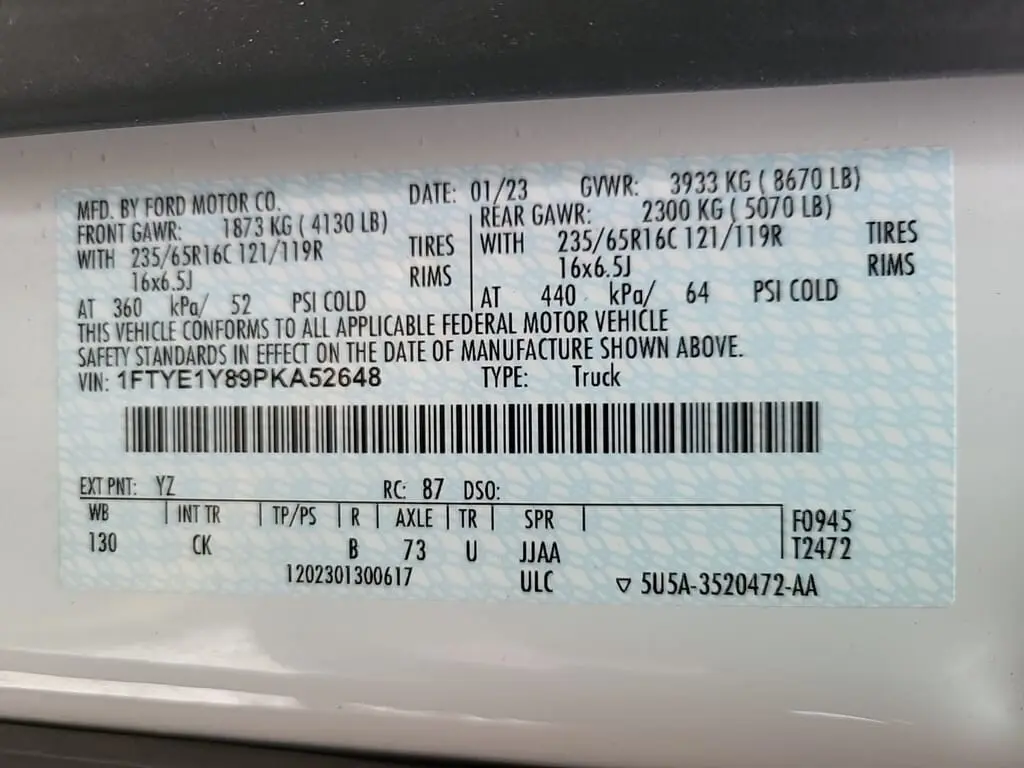 Florida Fine Cars - Used FORD TRANSIT 2023 MARGATE 150 Cargo Van T-150 130" Low Rf 8670 GVWR RWD