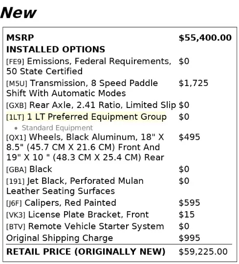 Florida Fine Cars - Used CHEVROLET CORVETTE 2016 WEST PALM 1LT