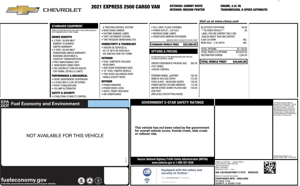 Florida Fine Cars - Used CHEVROLET EXPRESS 2021 ORLANDO 