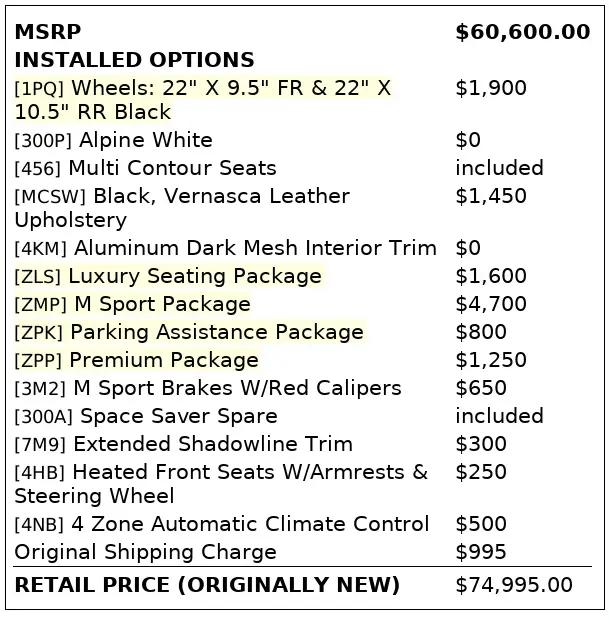 Florida Fine Cars - Used BMW X5 2022 ORLANDO SDRIVE40I M SPORT