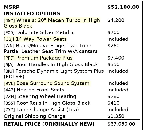Florida Fine Cars - Used PORSCHE MACAN 2021 ORLANDO