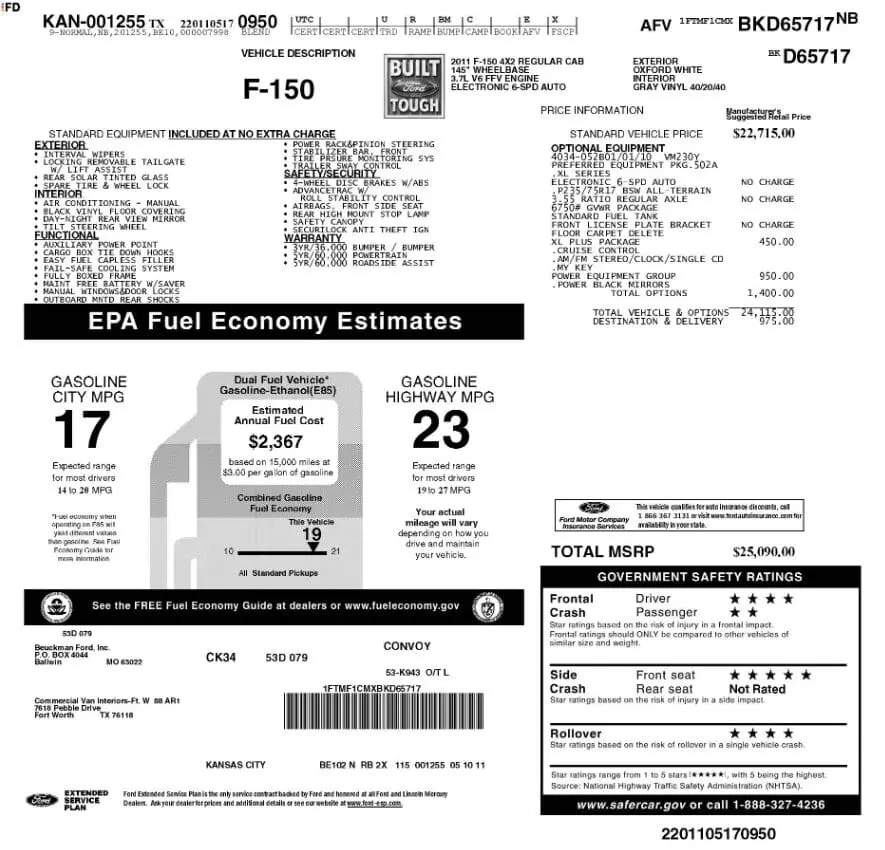 Florida Fine Cars - Used FORD F-150 2011 MIAMI XL
