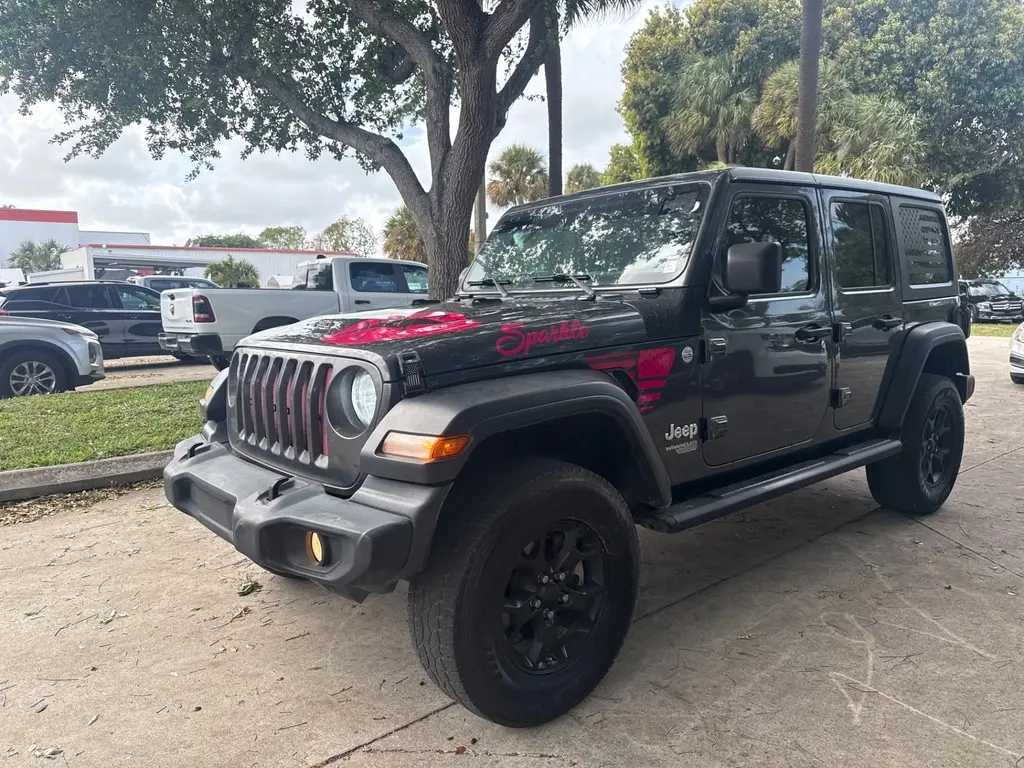 Florida Fine Cars - Used JEEP WRANGLER 2021 WEST PALM UNLIMITED SPORT