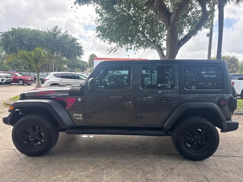 Florida Fine Cars - Used JEEP WRANGLER 2021 WEST PALM UNLIMITED SPORT