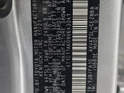 Florida Fine Cars - Used TOYOTA CAMRY 2022 ORLANDO LE