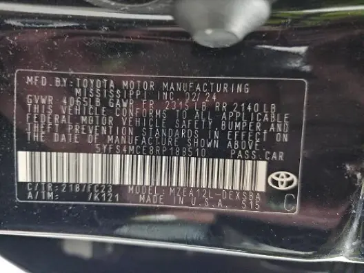 Florida Fine Cars - Used TOYOTA COROLLA 2024 MARGATE SE