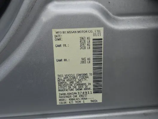 Florida Fine Cars - Used NISSAN ALTIMA 2023 WEST PALM 2.5 SV