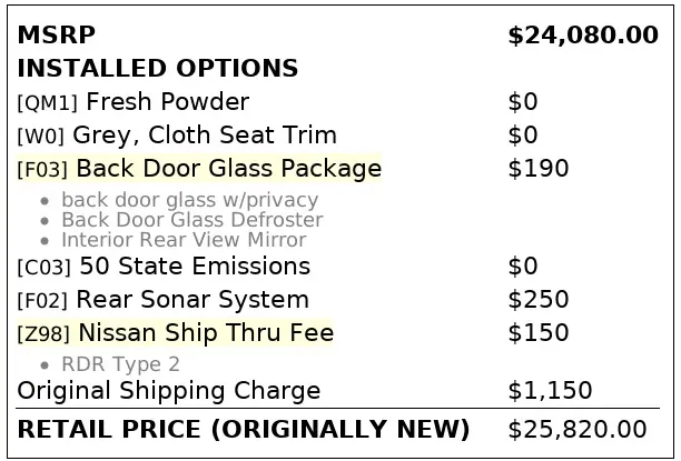 Florida Fine Cars - Used NISSAN NV200 COMPACT CARGO 2020 ORLANDO SV